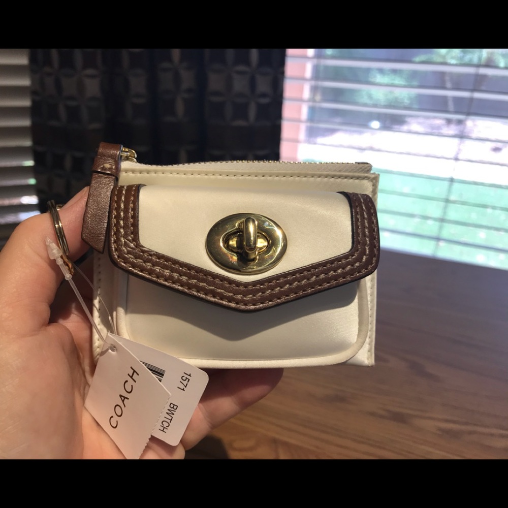 Coach Nylon Mini Skinny Card/Coin Holder